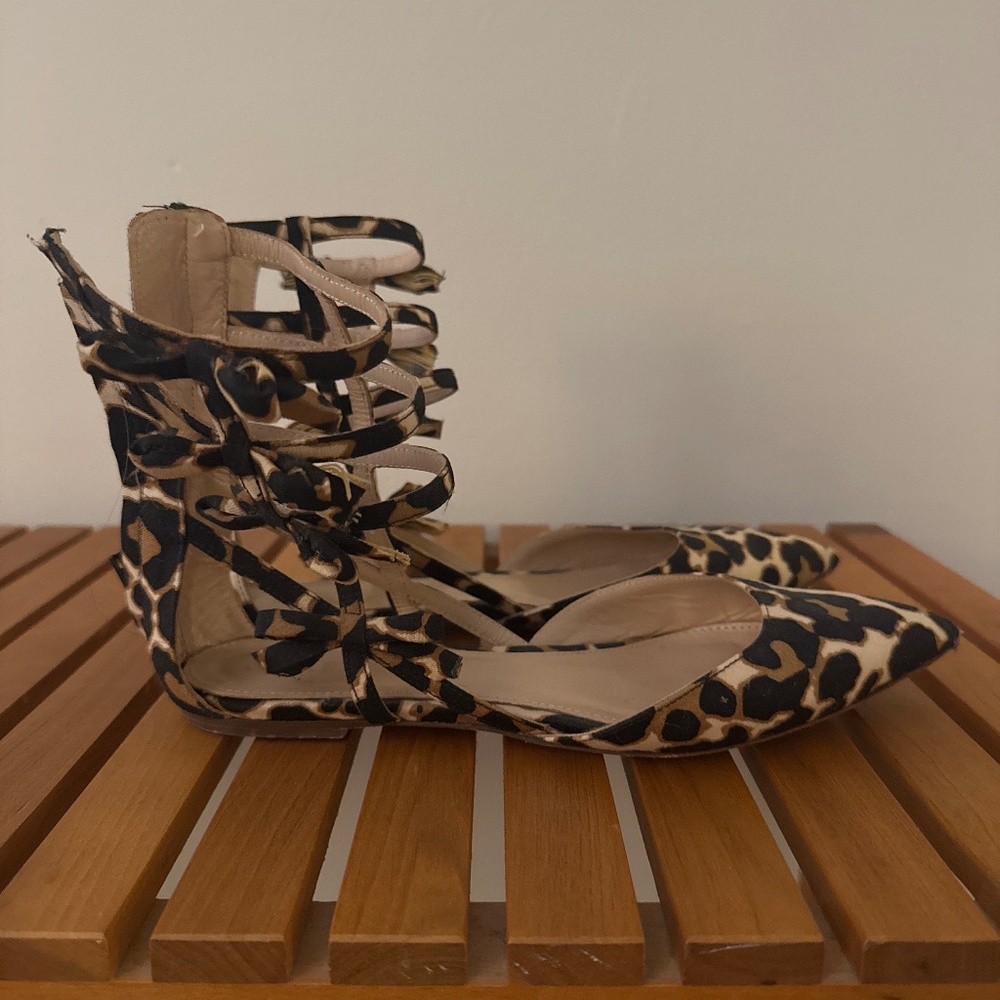 Old J.Crew Leopard Print Flats